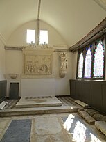 Interior de la capilla dedicada a San Lázaro