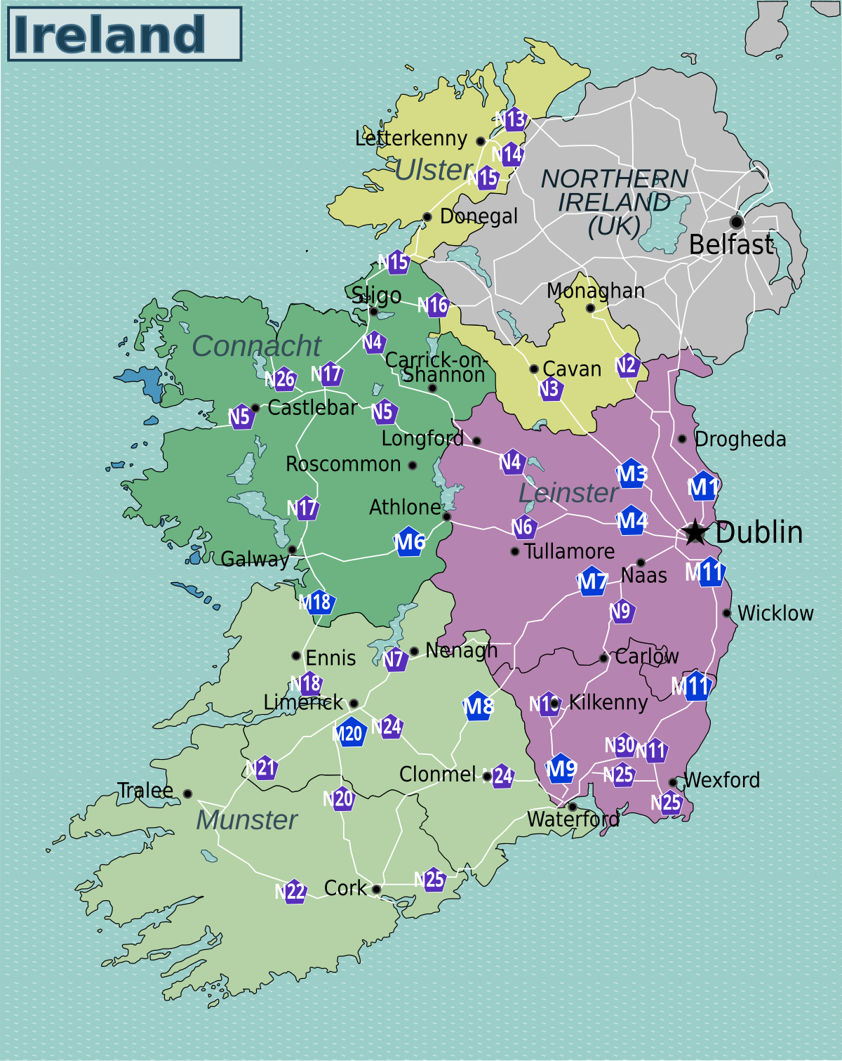 Download File Ireland Regions Map3 Svg Wikimedia Commons