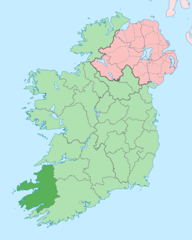 Island of Ireland location map Kerry.svg