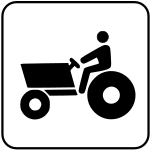 panneaux de signalisation italiens - tracteur icon.svg