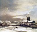 Jacob van Ruisdael - Winter Landscape with Two Windmills.jpg