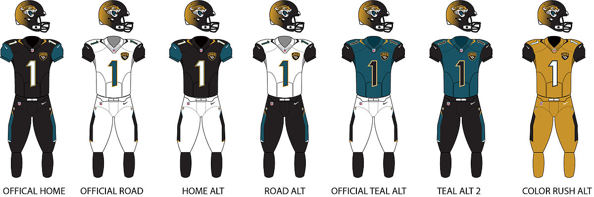 nfl jacksonville jaguars jersey