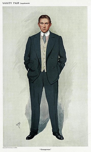 Craig caricatured by WHO for Vanity Fair, 1911