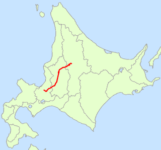 Japan National Route 12 road in Japan