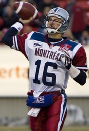 Maas in 2007 with the Alouettes. Jason Maas.jpg