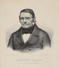 Johann Christian Lebrecht Grabau (1780–1852), Lithografie von August Barlach, nach 1852[1] (Quelle: Wikimedia)