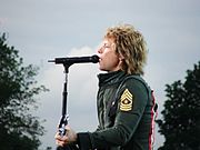 Jon Bon Jovi, one of the three co-writers of "Have a Nice Day". Jonbonjovi.jpg