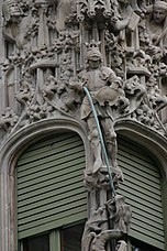 Sant Jordi con el dragón de Eusebi Arnau.