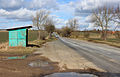 Čeština: Zastávka u Zderadin, části Kácova English: Bus stop by Zderadiny, part of Kácov, Czech Republic.