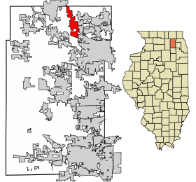 Kane County Illinois Incorporated and Unincorporated areas Gilberts Highlighted.svg