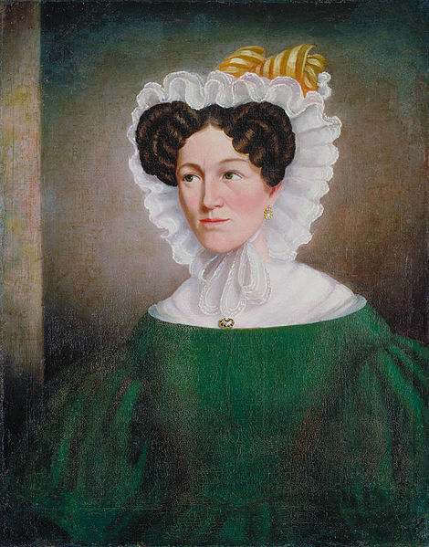 An early portrait (ca. 1834–36) attributed to Paul Kane, showing Mrs. Eliza Clarke Cory Clench