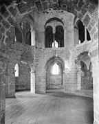 Intérieur de la chapelle de Nimègue, en 1959.
