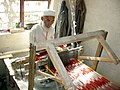 Tissage artisanal de la soie en Chine (Hotan)