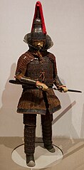 A Gaya soldier (After 412, armor style influenced by Goguryeo.)