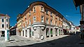 Corner building on Main Square in Kranj