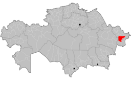 District de Kuršim - Localisation