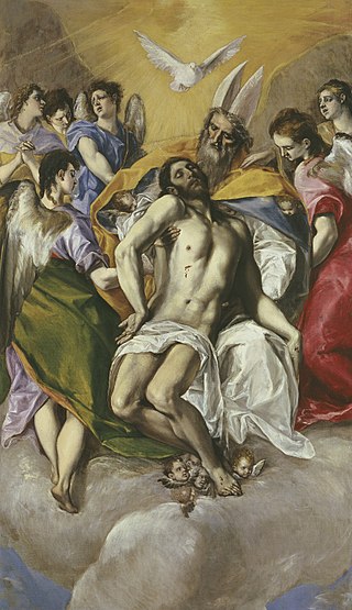 <i>Holy Trinity</i> (El Greco) Painting by El Greco