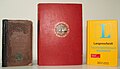 Langenscheidt Wörterbücher von 1908/1930/2001