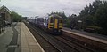 Langwathby railway station and train.jpg