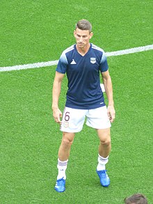 Koscielny avec les Girondins de Bordeaux en 2020.