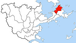 下宫镇在连江县的位置