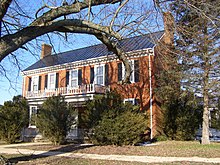 Frontal view of Liberty Hall Liberty Hall, Forest Virginia.jpg