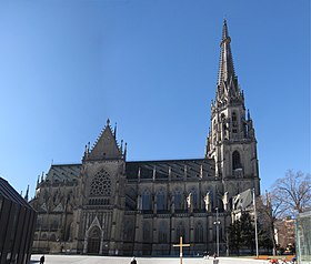 La cathédrale de l'Immaculée Conception, à Linz