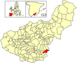 Ugíjar - Localizazion