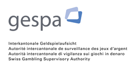 Logo der Interkantonalen Behörde für die Überwachung des Glücksspiels Gespa