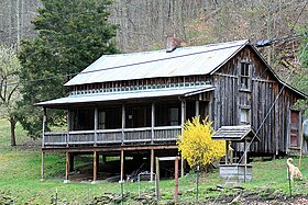 Childhood home of Loretta Lynn in Kentucky