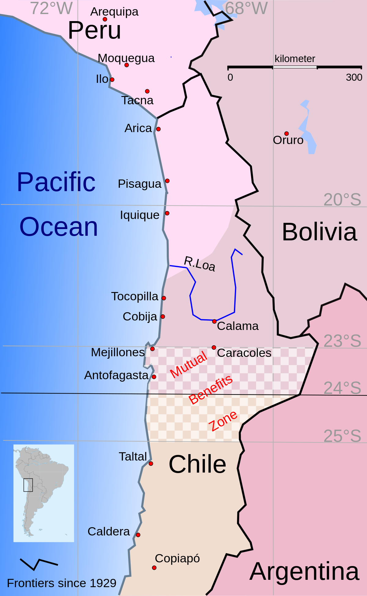 Boundary Treaty Of 1866 Between Chile And Bolivia Wikipedia