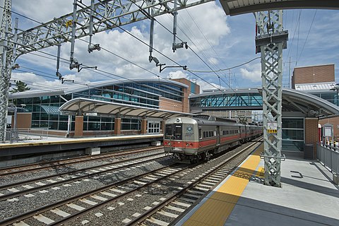 West Haven station shortly after opening in 2013