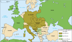 Map Europe alliances 1914-fr.svg