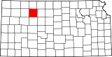 Map of Kansas highlighting Graham County.svg
