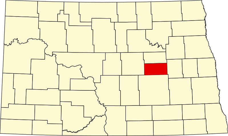 Fil:Map of North Dakota highlighting Foster County.svg