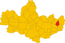 Umístění Mezzago