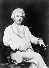 Photograph of Mark Twain