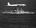 Ил-38 у пратњи крстарице „Маршал Тимошенко“