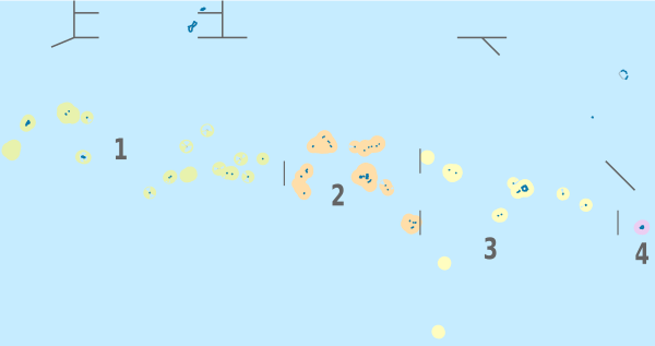 Micronesia, administrative divisions - Nmbrs - colored.svg