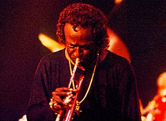 Miles Davis tijdens North Sea Jazz 1991