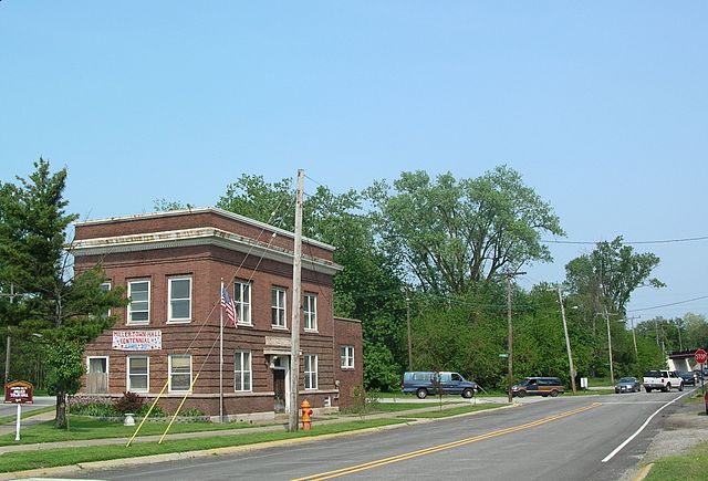 The Miller Town Hall, built in 1911. After Miller's annexation, the structure was used as a firehouse.