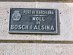 Moll de Bosch i Alsina.
