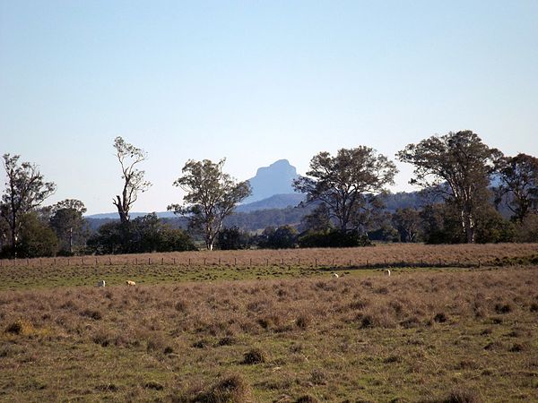 Mount Lindesay seen from Laravale, 2014