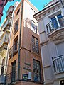 Mural de las pompas en Postigo de San Juan, Málaga, España.