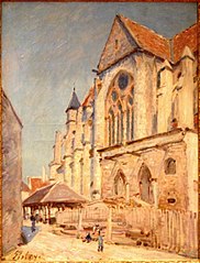 Alfred Sisley, L'Église de Moret.