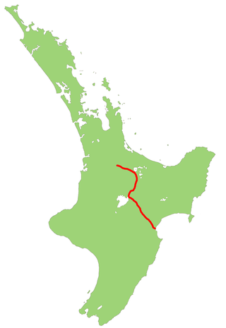 <span class="mw-page-title-main">State Highway 5 (New Zealand)</span> Road in New Zealand