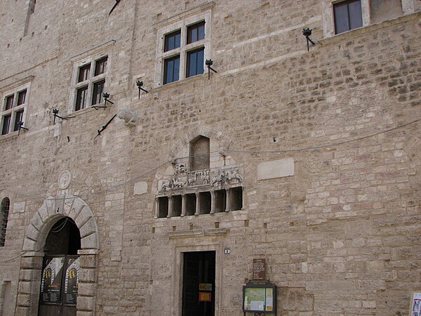 Façade of the Communal Palace.