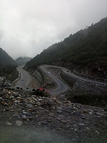 Strade vicino a Nathua La