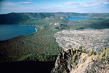 Newberry caldera at the Newberry National Volcanic Monument