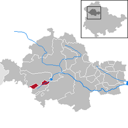 Kaart van Oppershausen